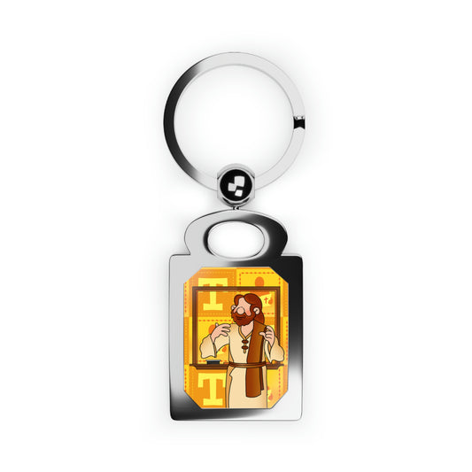 The Bible as Simple as ABC T Rectangle Photo Keyring