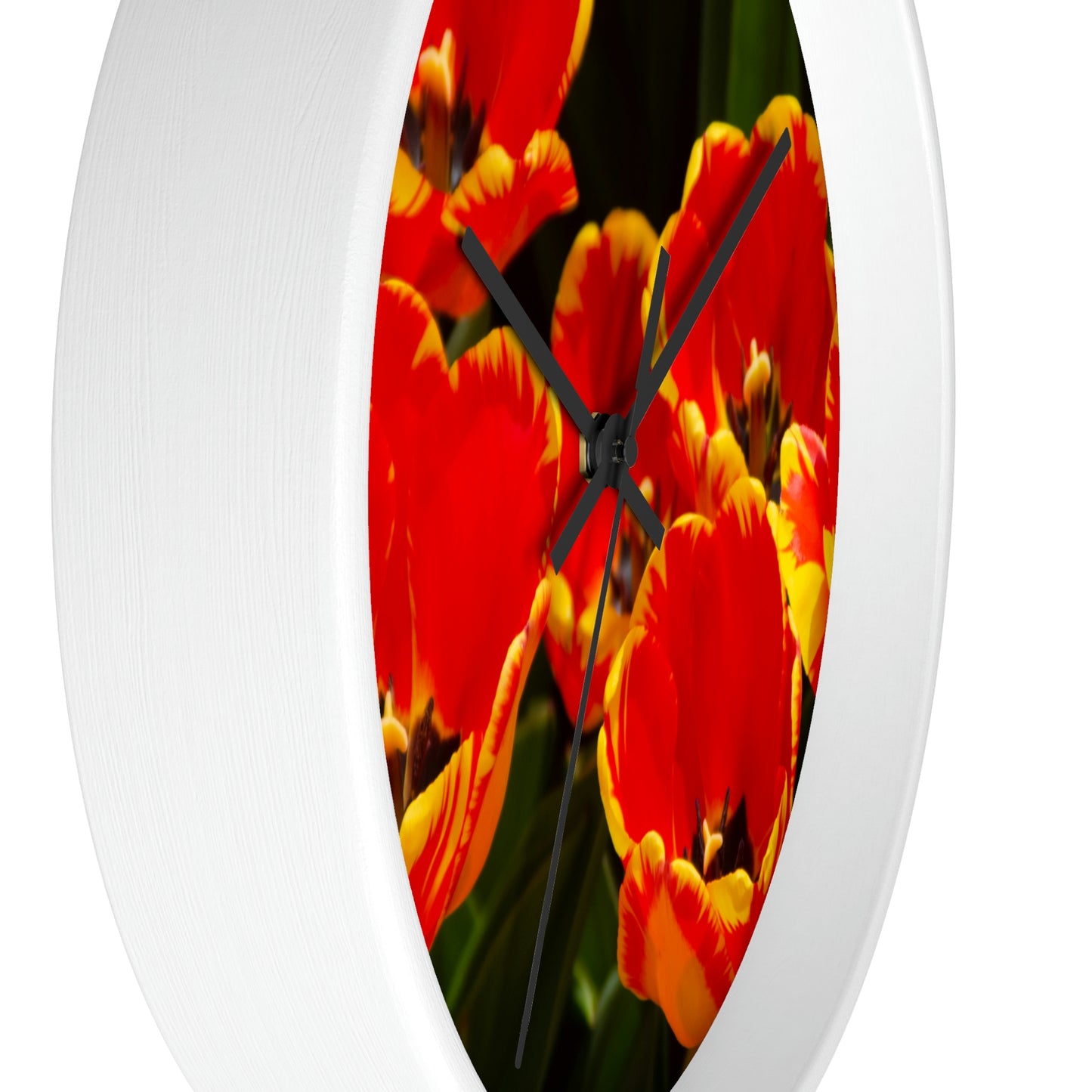 Flowers 19 Wall Clock