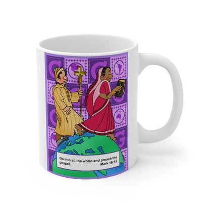 The Bible as Simple as ABC G Ceramic Mug 11oz