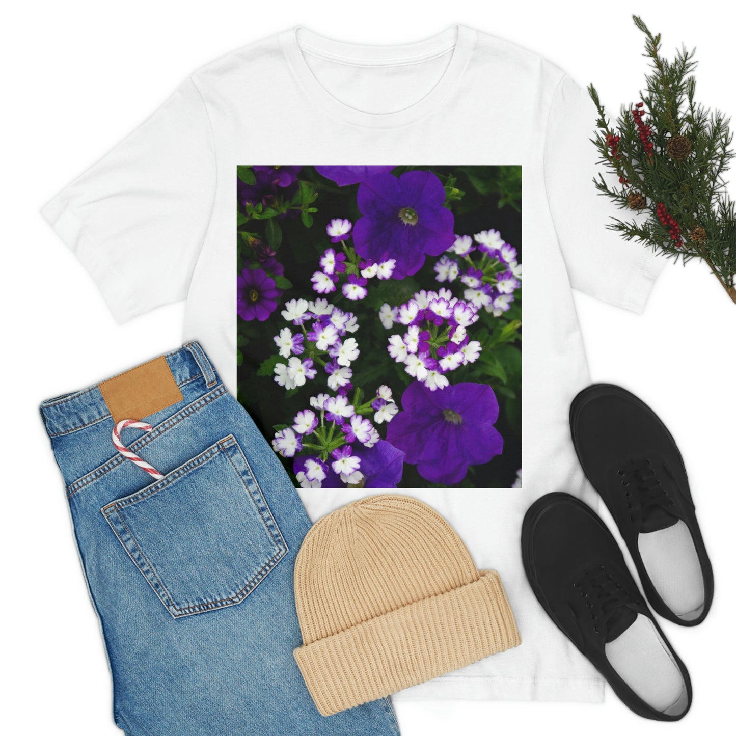 Flowers 04 Unisex Jersey Short Sleeve Tee