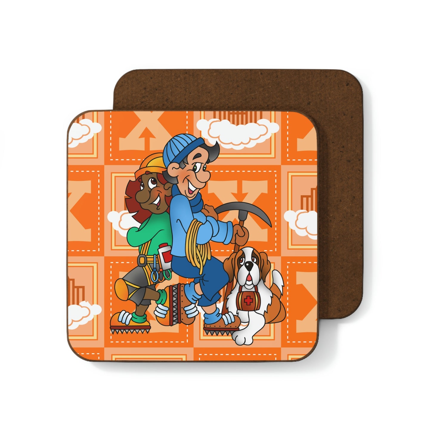 The Bible as Simple as ABC X Hardboard Back Coaster