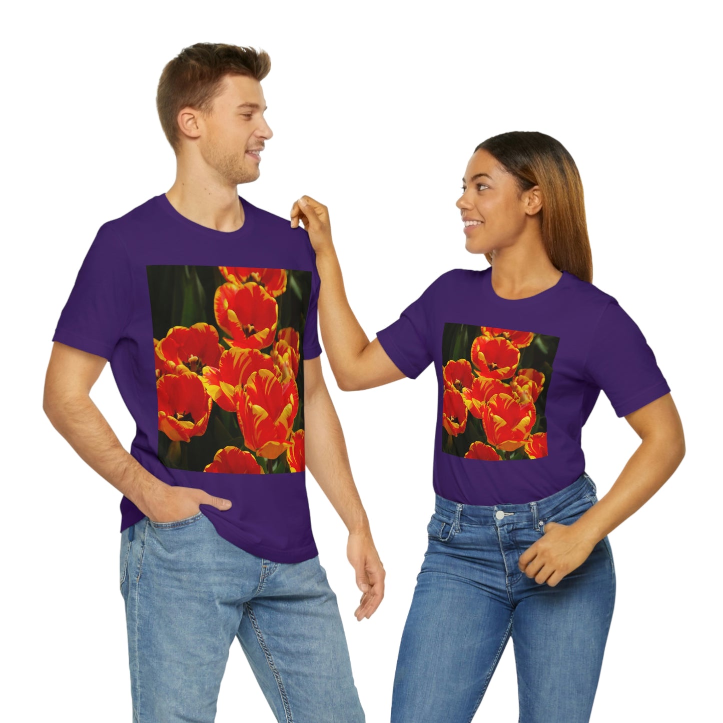 Flowers 19 Unisex Jersey Short Sleeve Tee