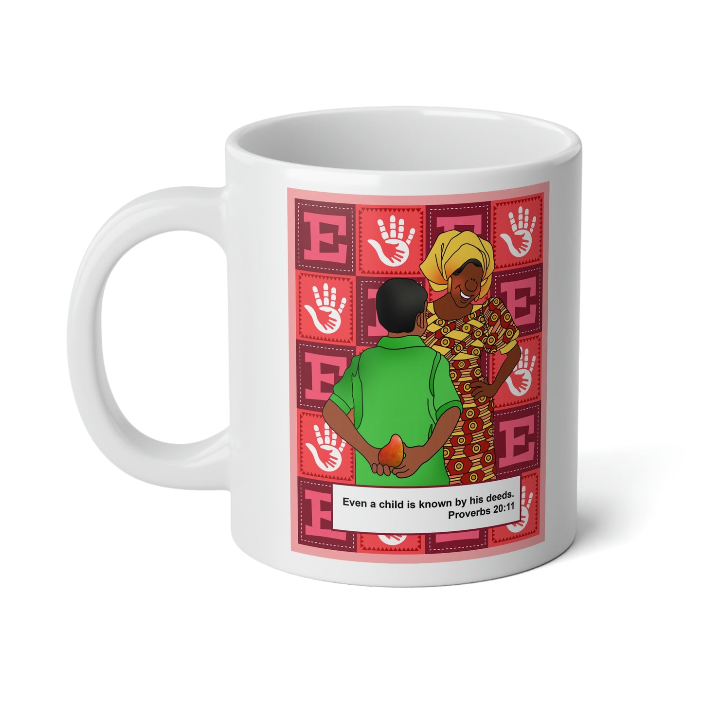 The Bible as Simple as ABC E Jumbo Mug, 20oz