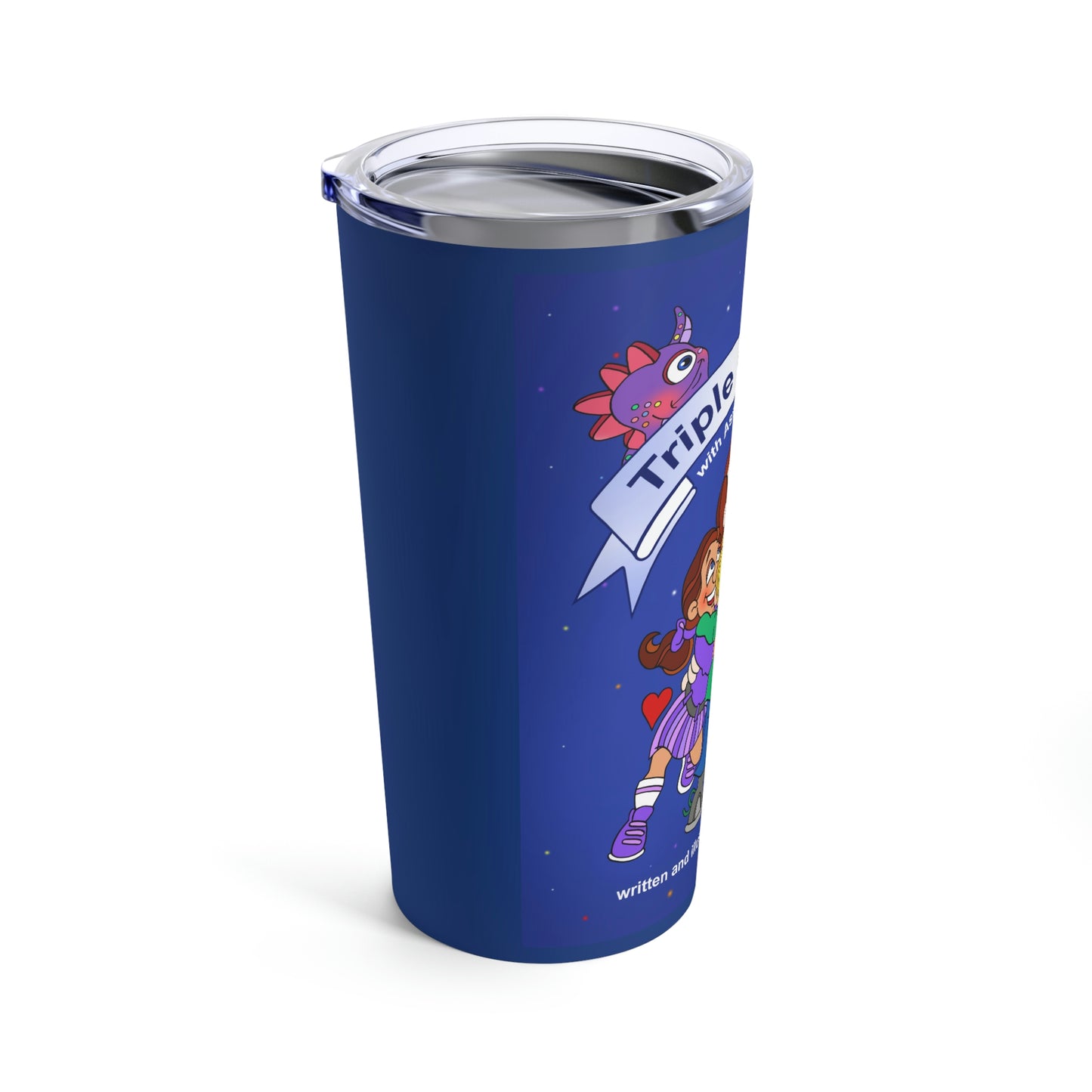 Triple Gratitude with Assorted Monsters Tumbler 20oz