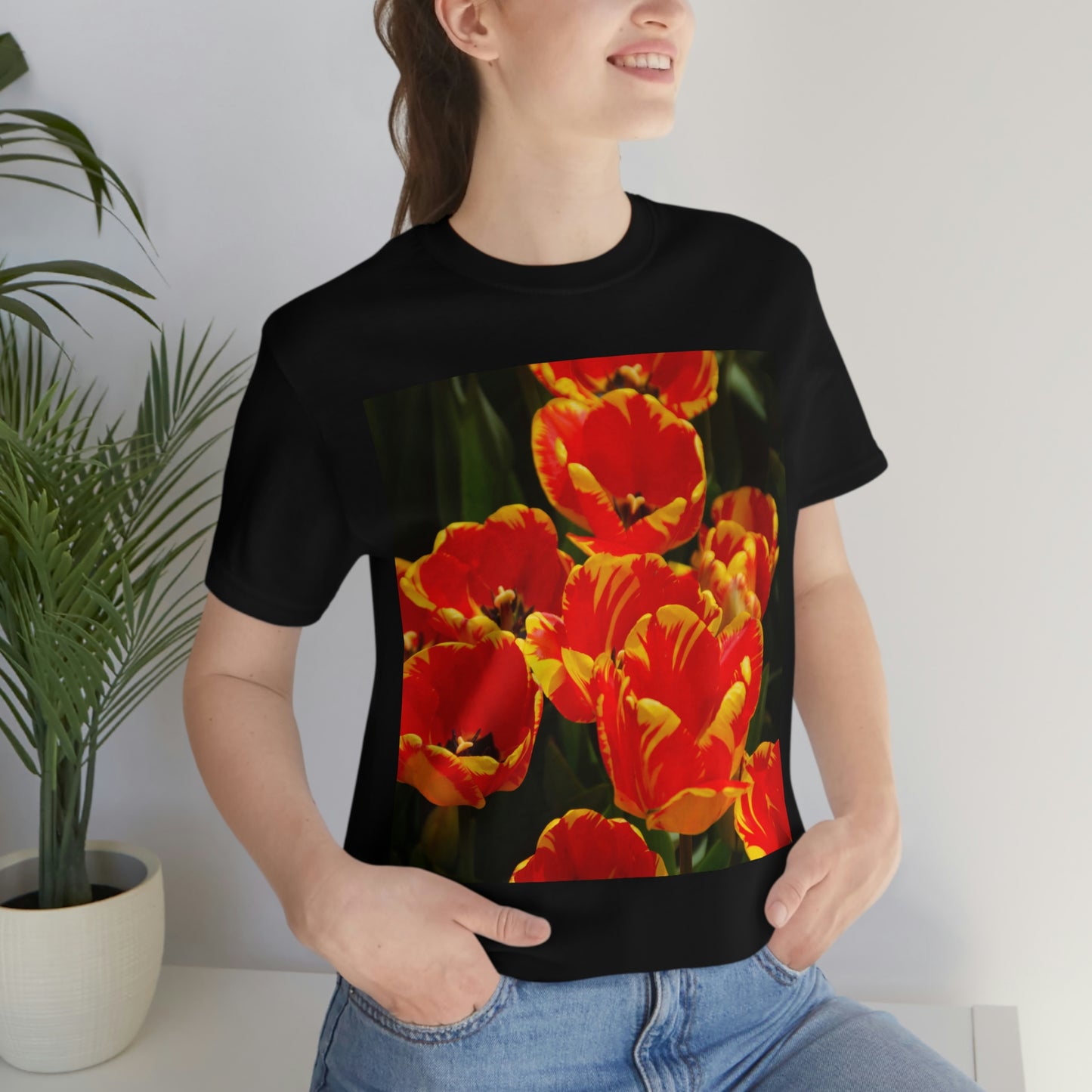 Flowers 19 Unisex Jersey Short Sleeve Tee