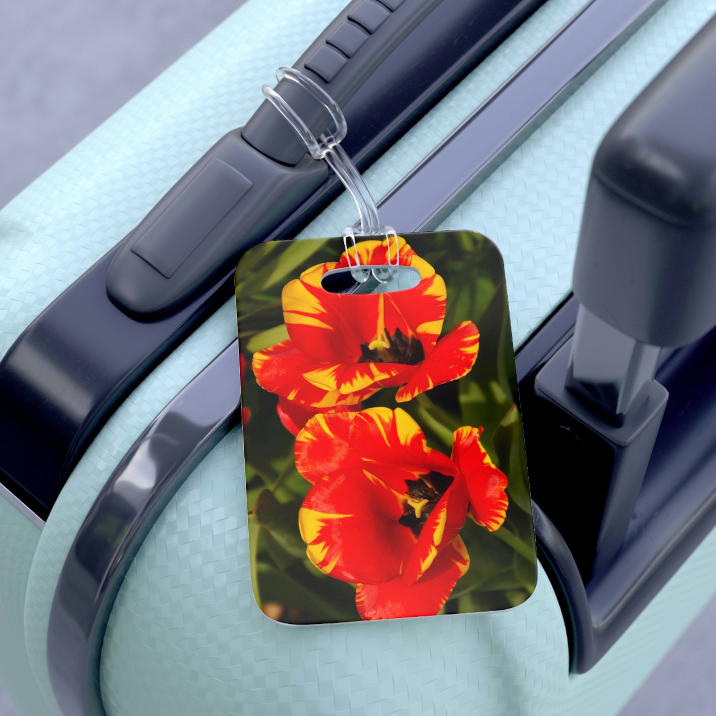 Flowers 12 Bag Tag