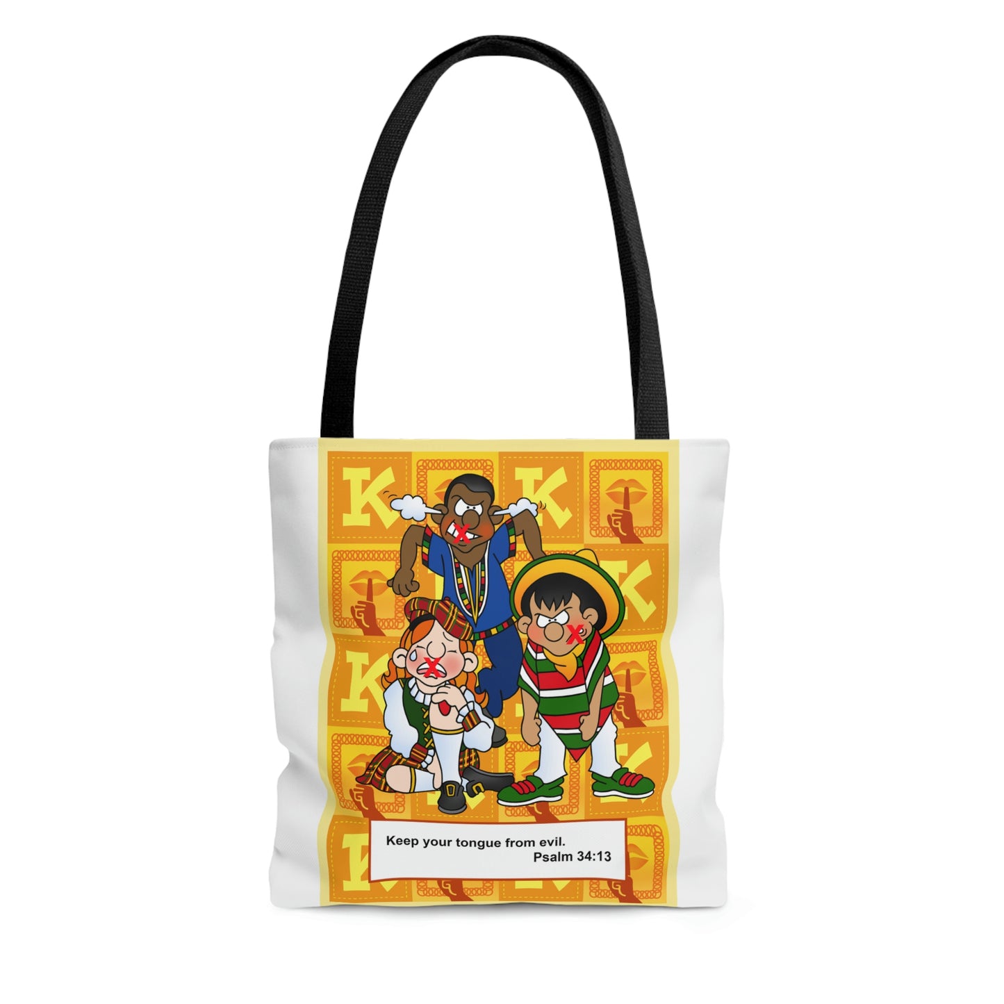 The Bible as Simple as ABC K AOP Tote Bag