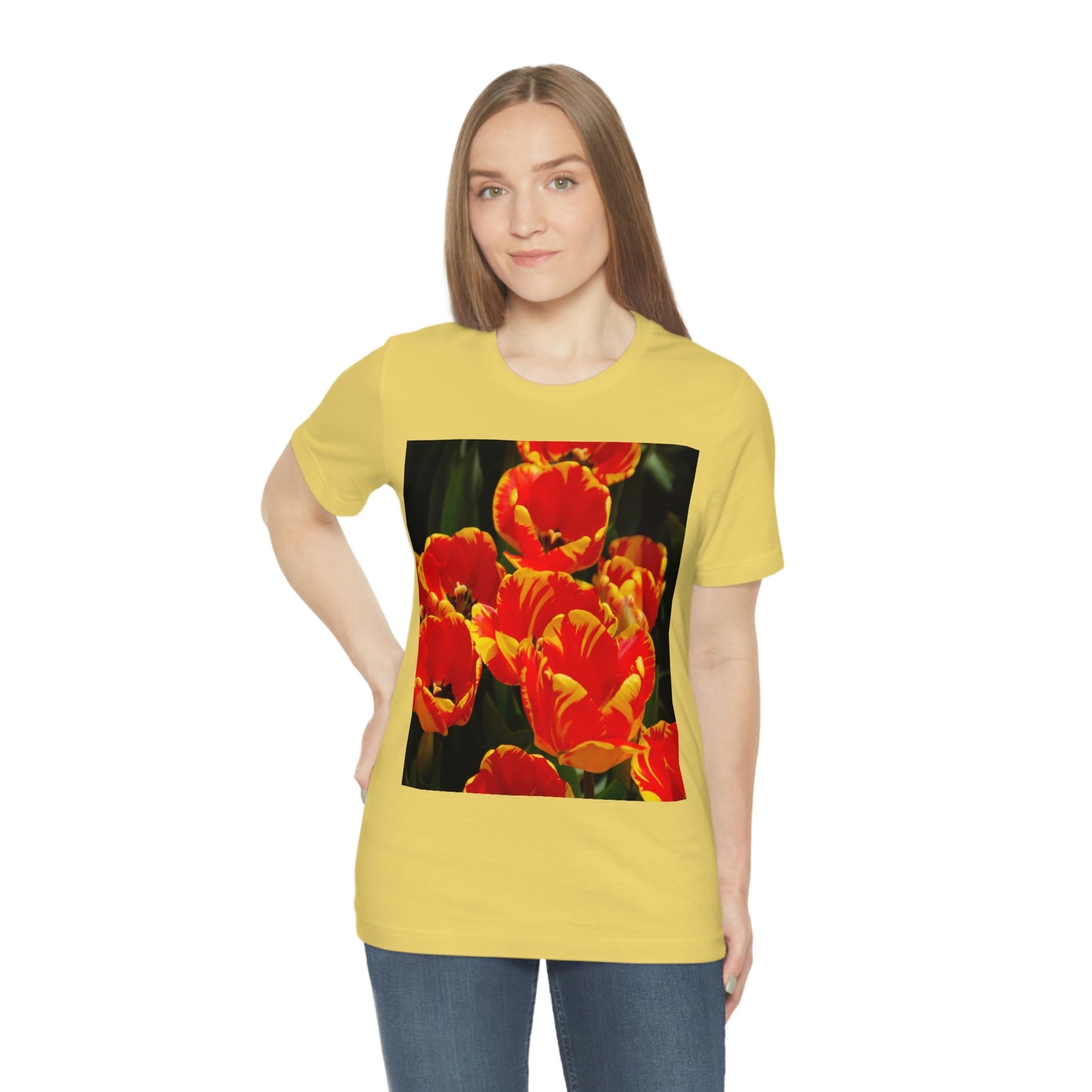 Flowers 19 Unisex Jersey Short Sleeve Tee
