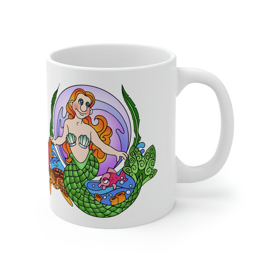 Mermaid Ceramic Mug 11oz