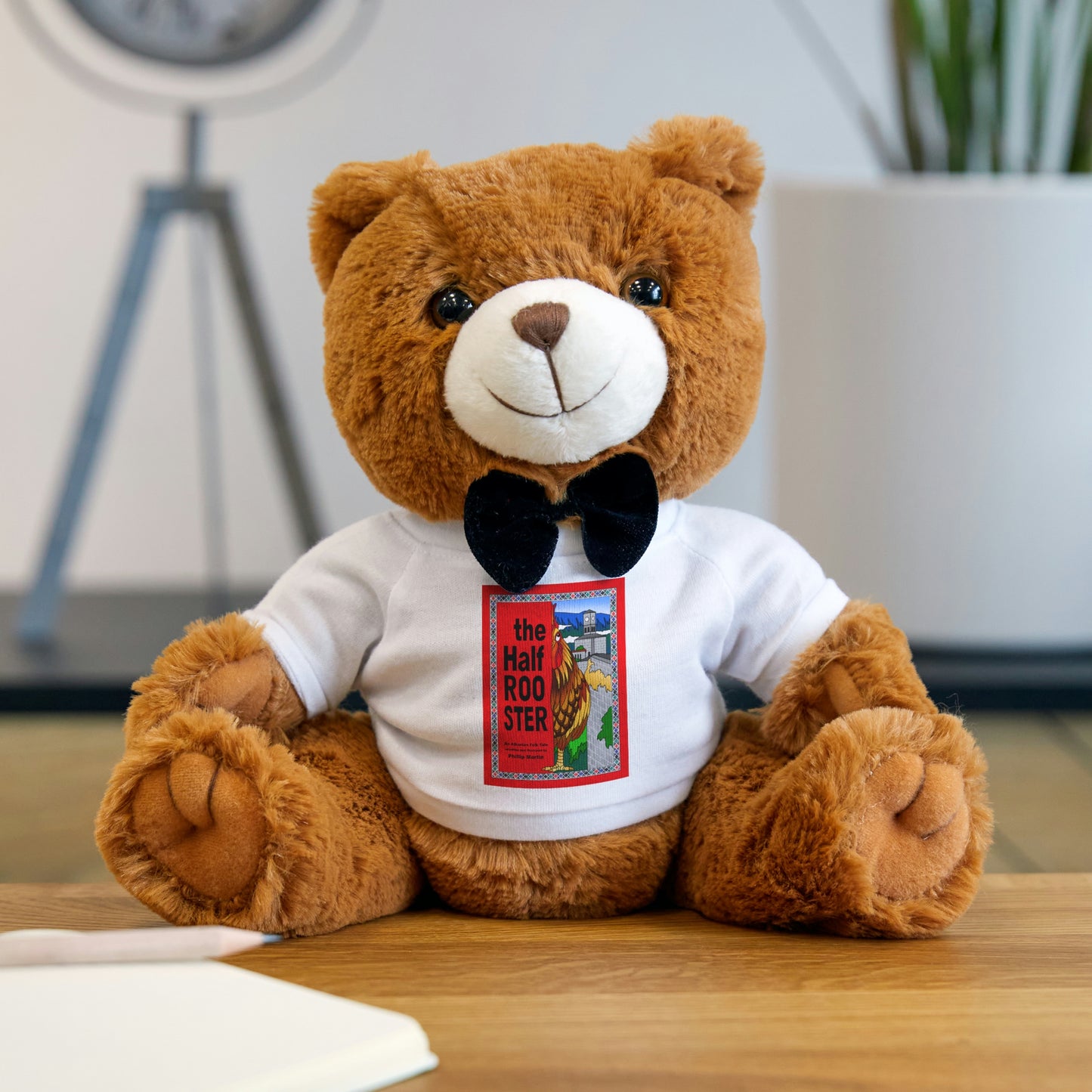 The Half Rooster Teddy Bear with T-Shirt