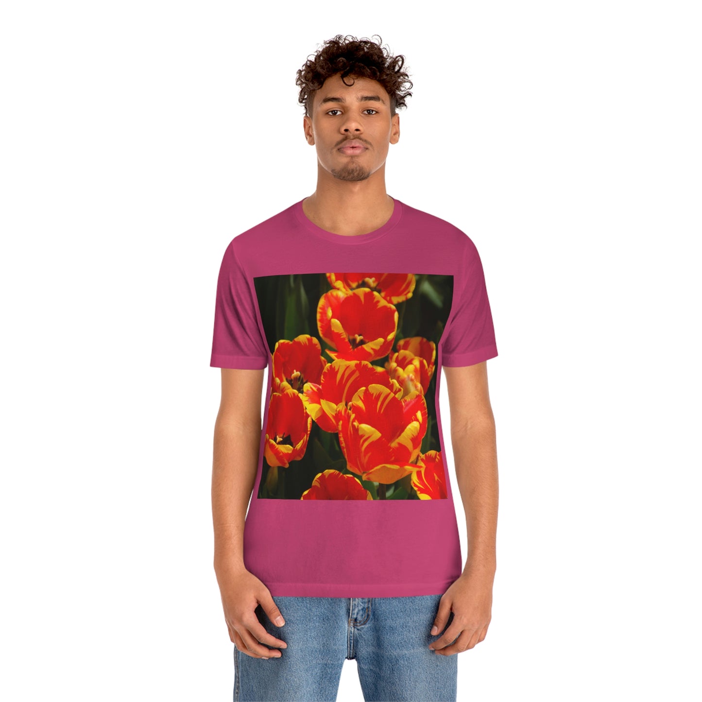 Flowers 19 Unisex Jersey Short Sleeve Tee