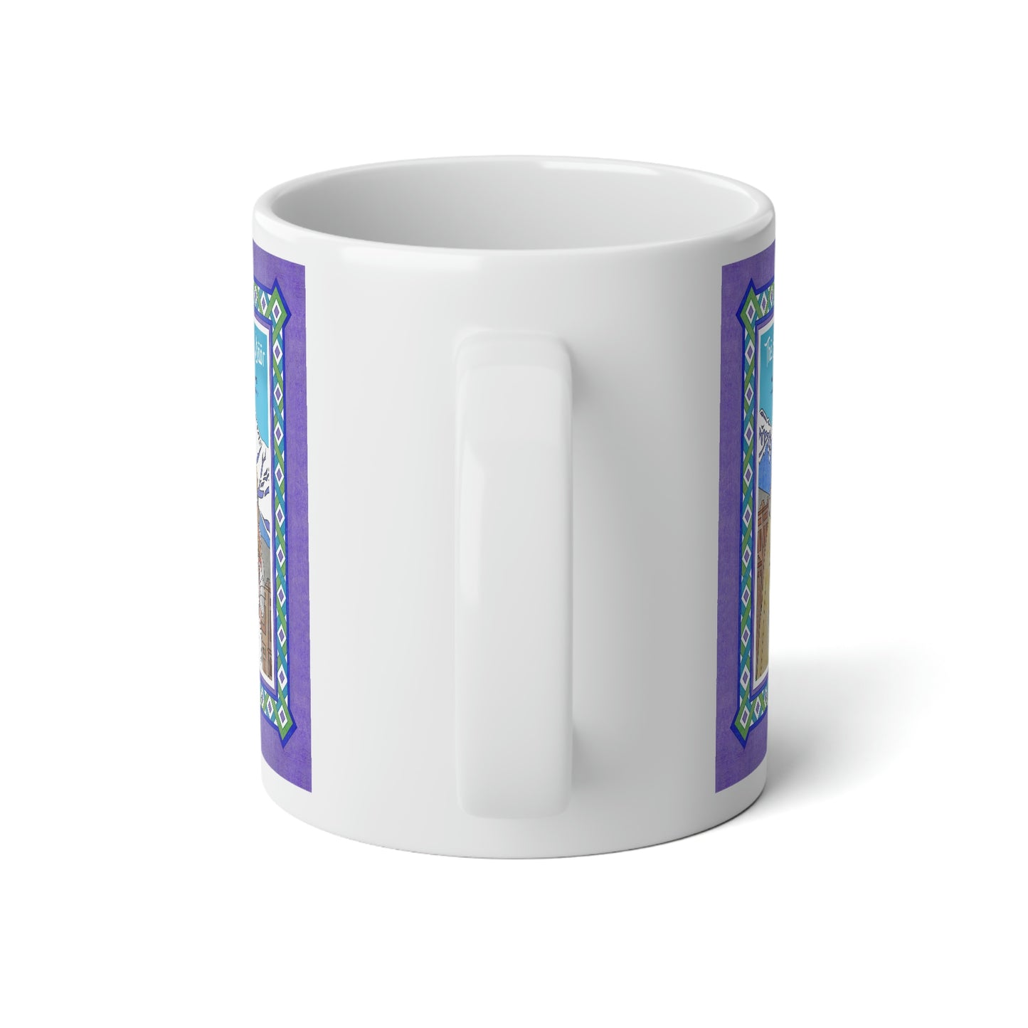 The Stone at the Door!! Jumbo Mug, 20oz