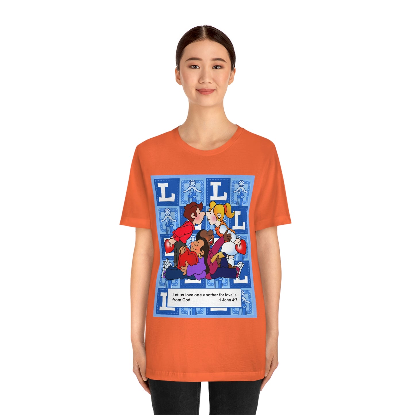 The Bible as Simple as ABC L Unisex Jersey Short Sleeve Tee