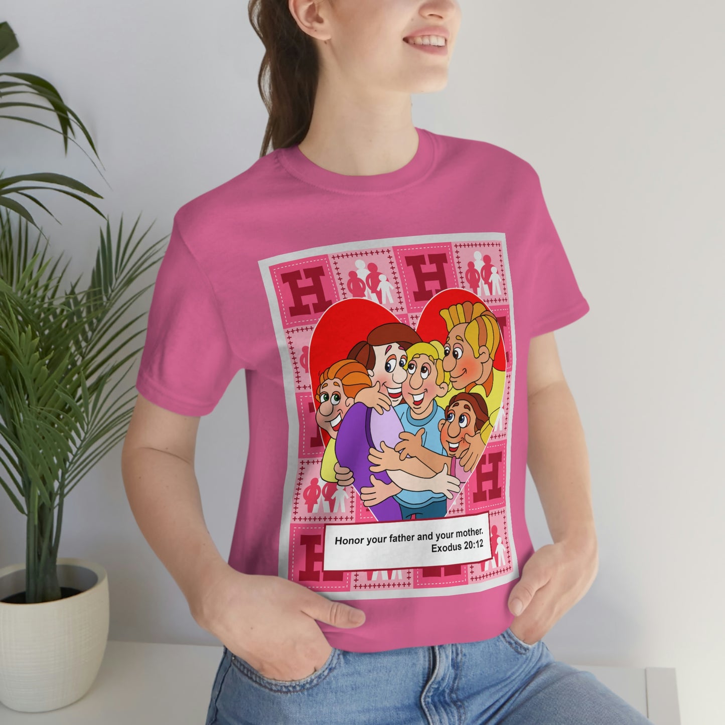 The Bible as Simple as ABC H Unisex Jersey Short Sleeve Tee