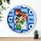 The Bible as Simple as ABC C Wall Clock