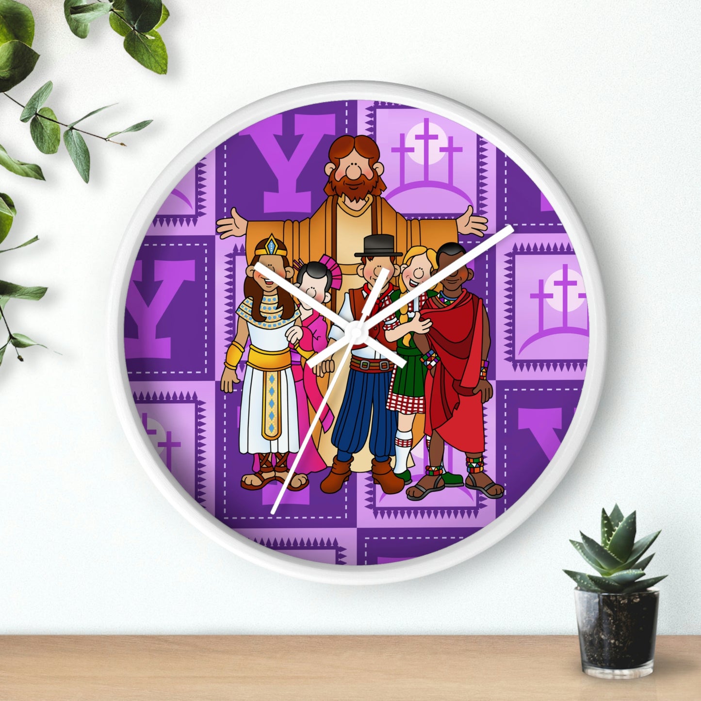 The Bible as Simple as ABC Y Wall Clock