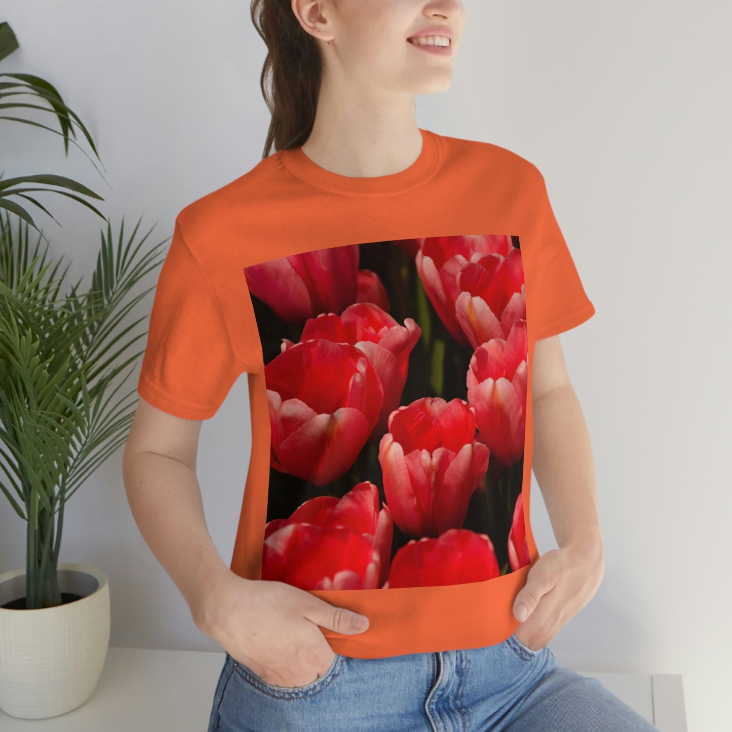Flowers 09 Unisex Jersey Short Sleeve Tee