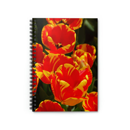 Flowers 19 Spiral Notebook - Ruled Line