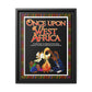 Once Upon West Africa!! Matte Canvas, Black Frame