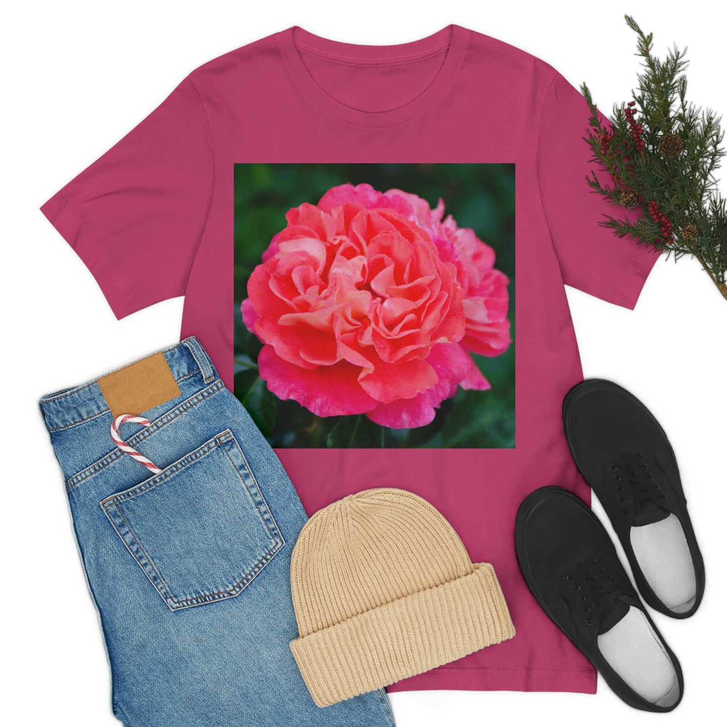 Flowers 08 Unisex Jersey Short Sleeve Tee