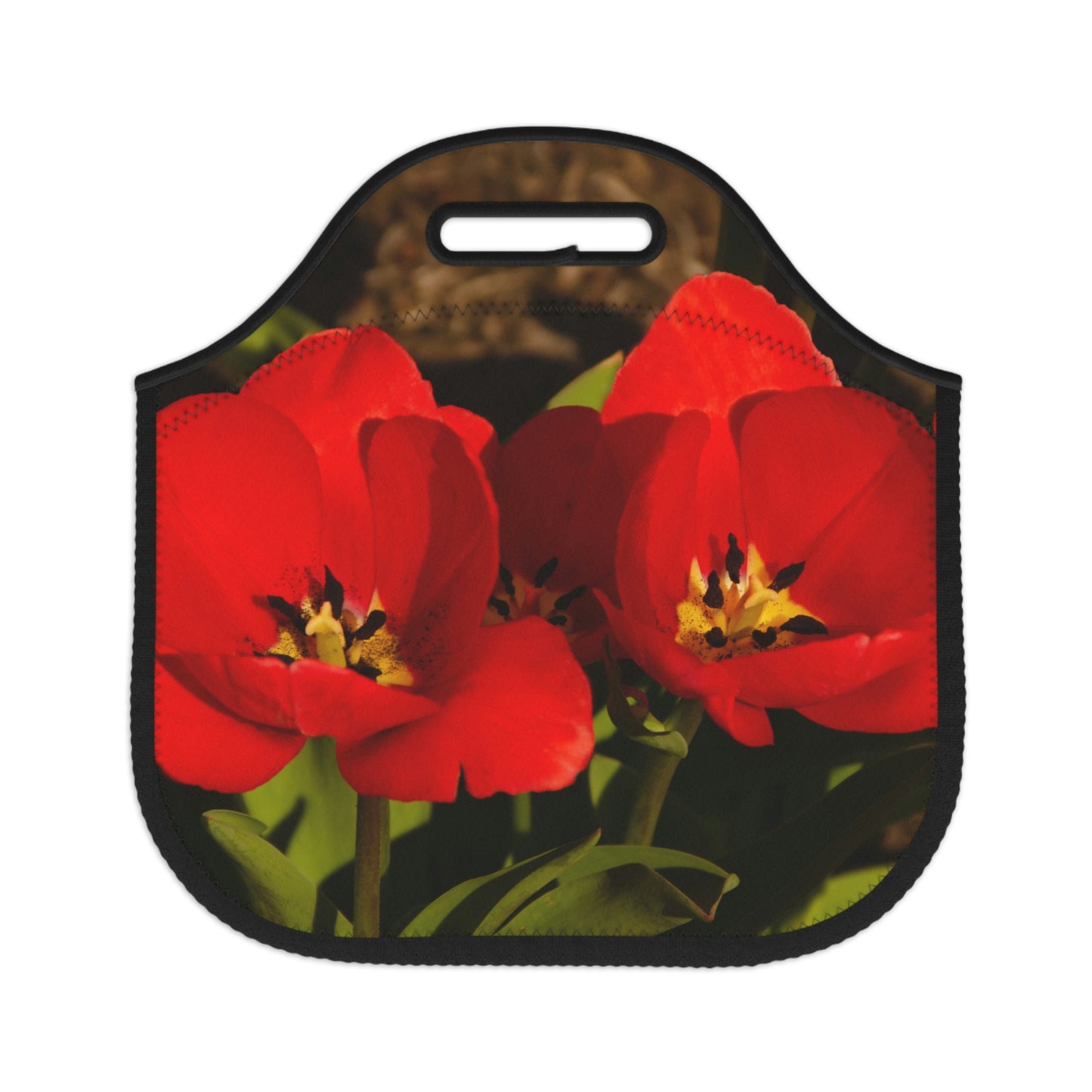 Flowers 06 Neoprene Lunch Bag