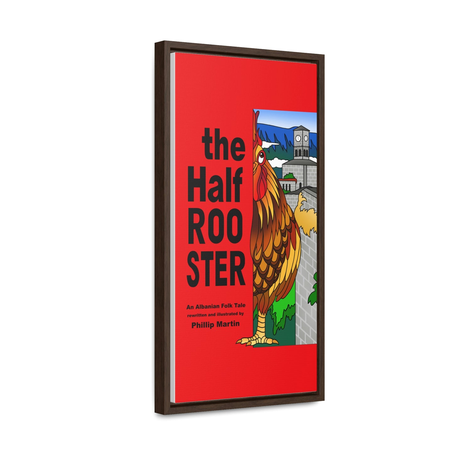 The Half Rooster Gallery Canvas Wraps, Vertical Frame