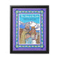 The Stone at the Door Matte Canvas, Black Frame