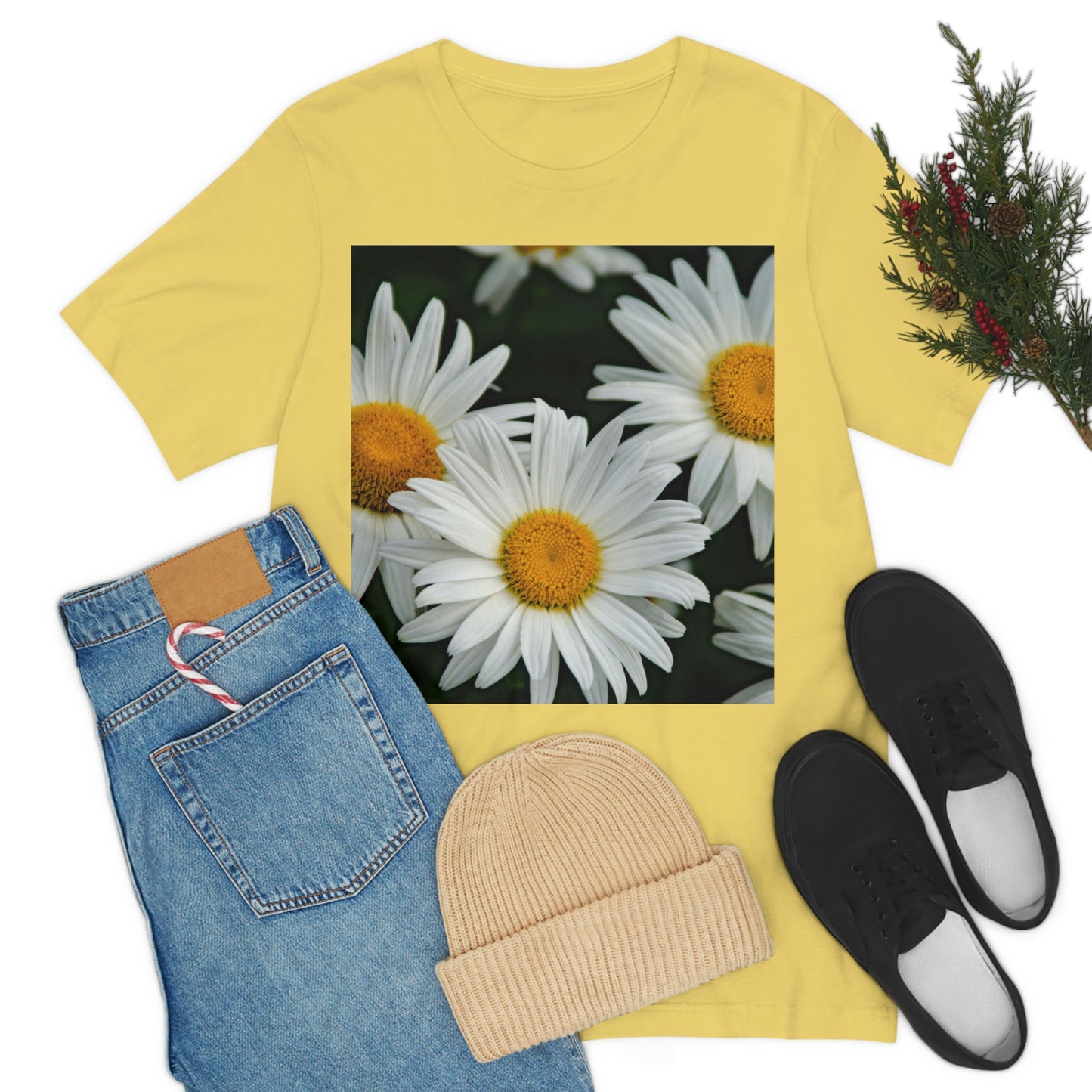 Flowers 01 Unisex Jersey Short Sleeve Tee