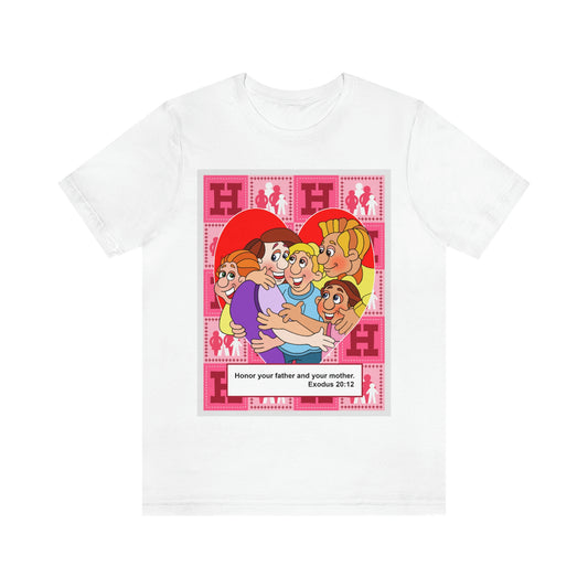 The Bible as Simple as ABC H Unisex Jersey Short Sleeve Tee