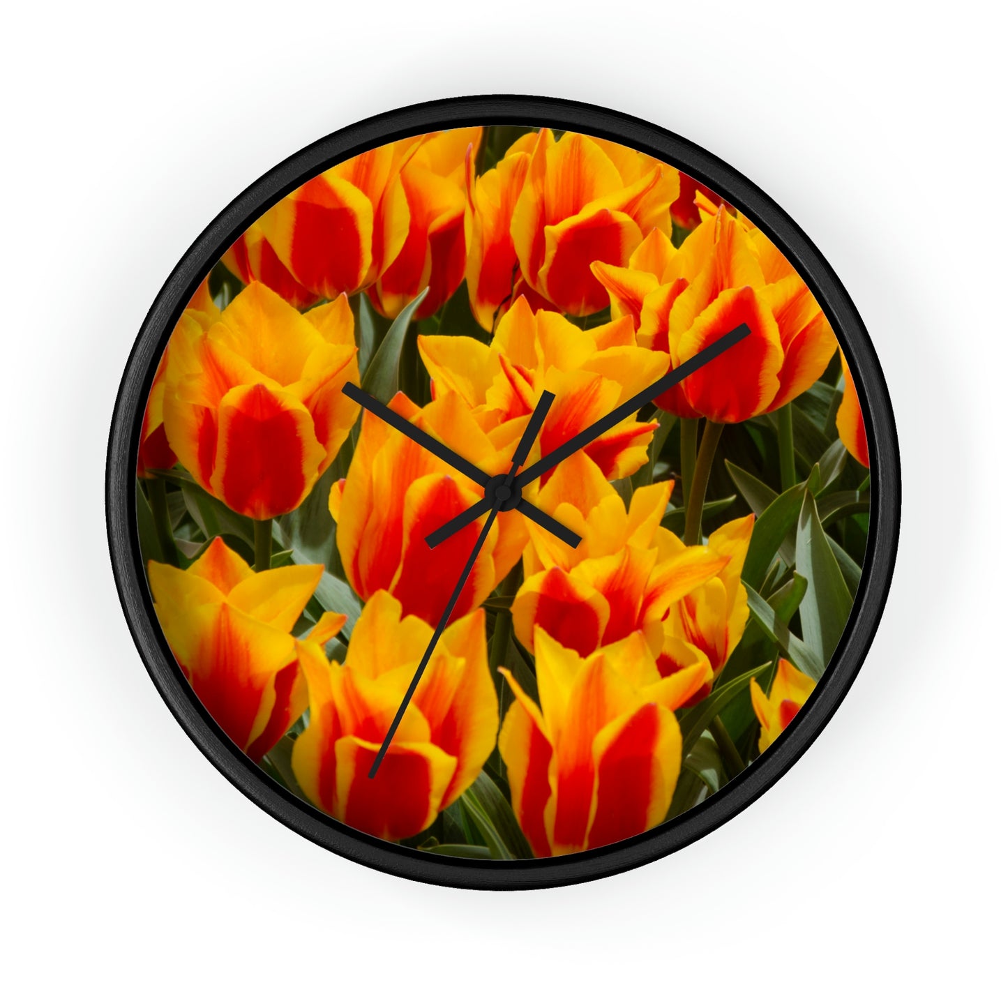 Flowers 18 Wall Clock