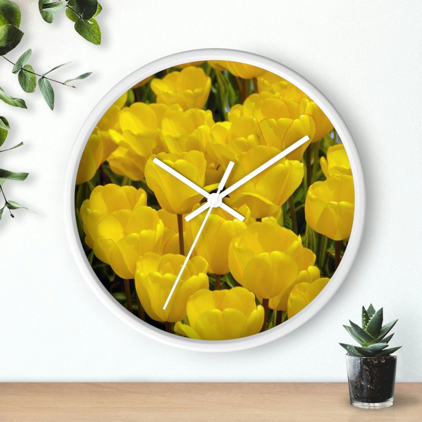 Flowers 23 Wall Clock