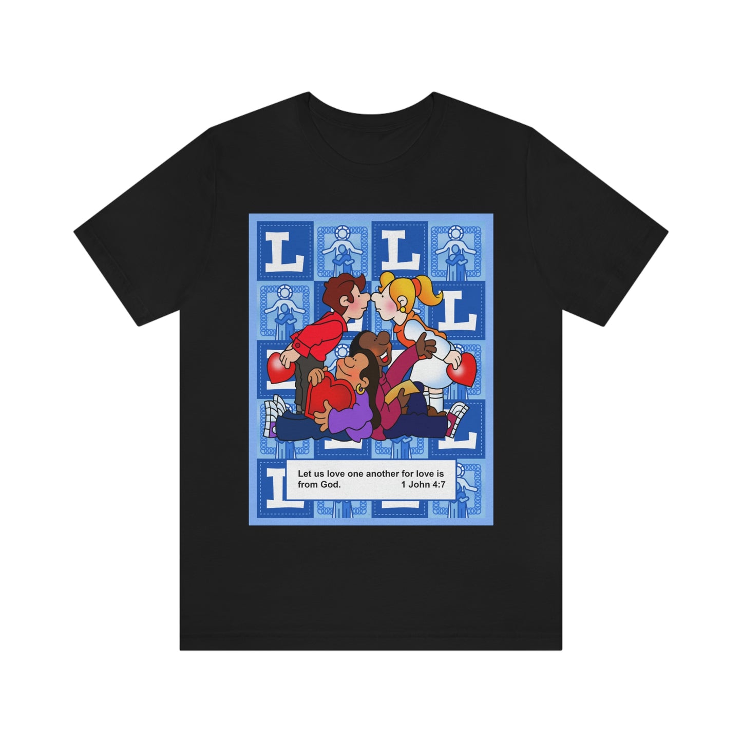 The Bible as Simple as ABC L Unisex Jersey Short Sleeve Tee