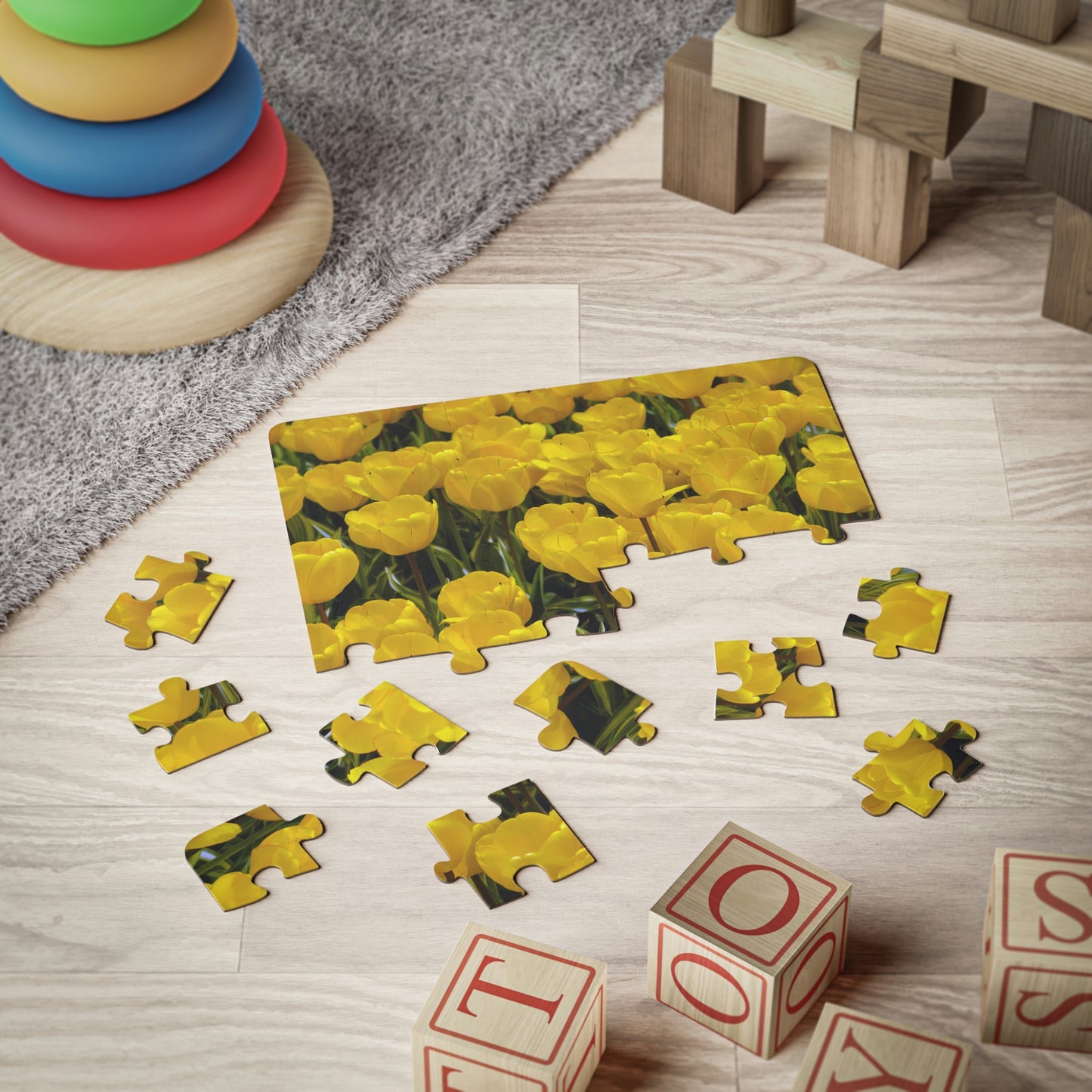 Flowers 23 Kids' Puzzle, 30-Piece