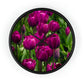 Flowers 20 Wall Clock