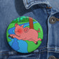 Anansi and the Market Pig! Custom Pin Buttons