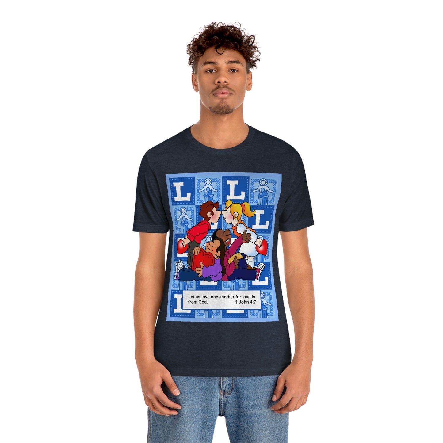 The Bible as Simple as ABC L Unisex Jersey Short Sleeve Tee