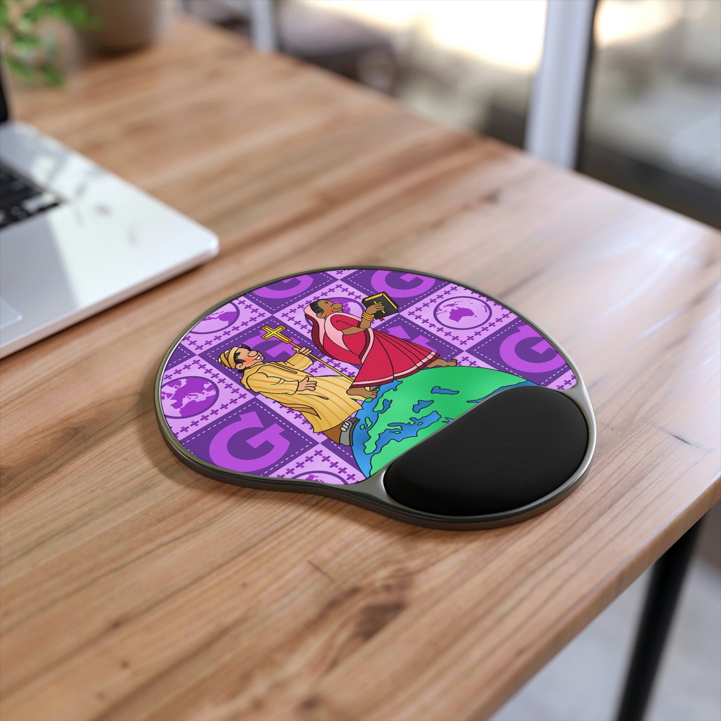 The Bible as Simple as ABC G Mouse Pad With Wrist Rest