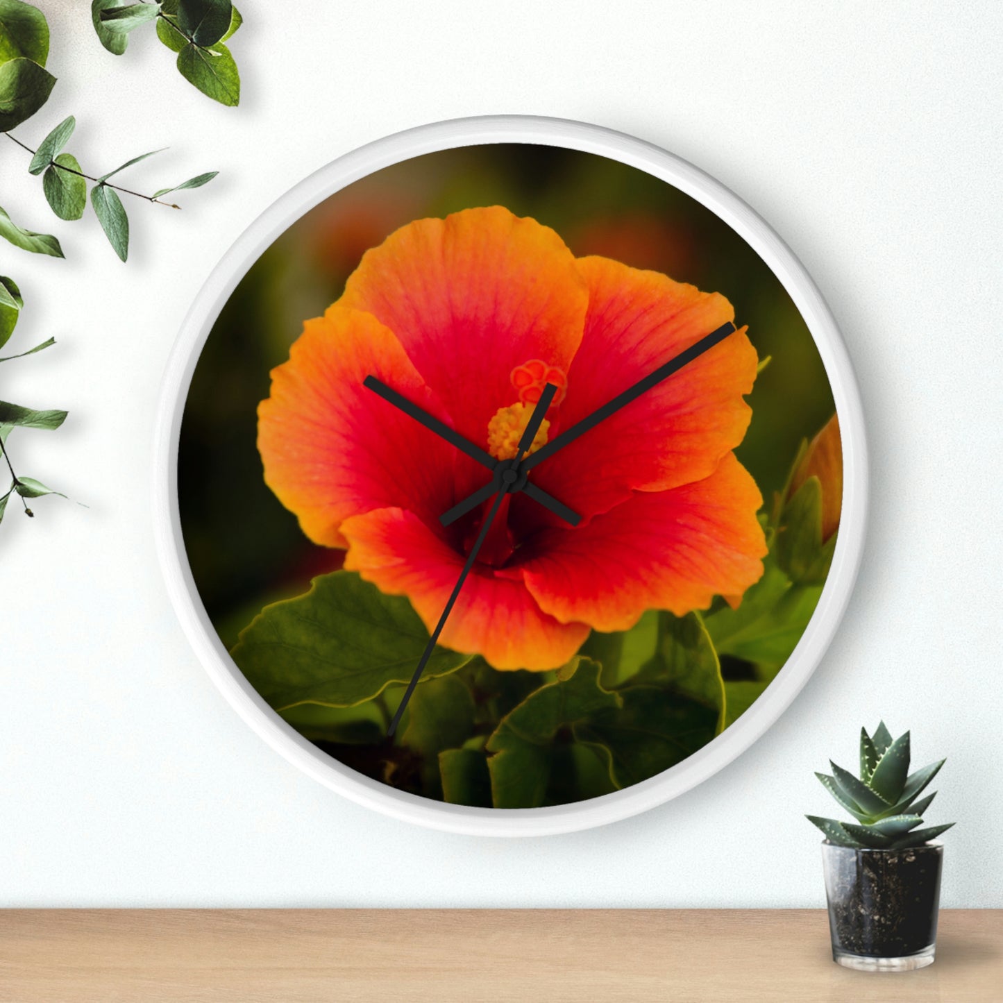 Flowers 31 Wall Clock