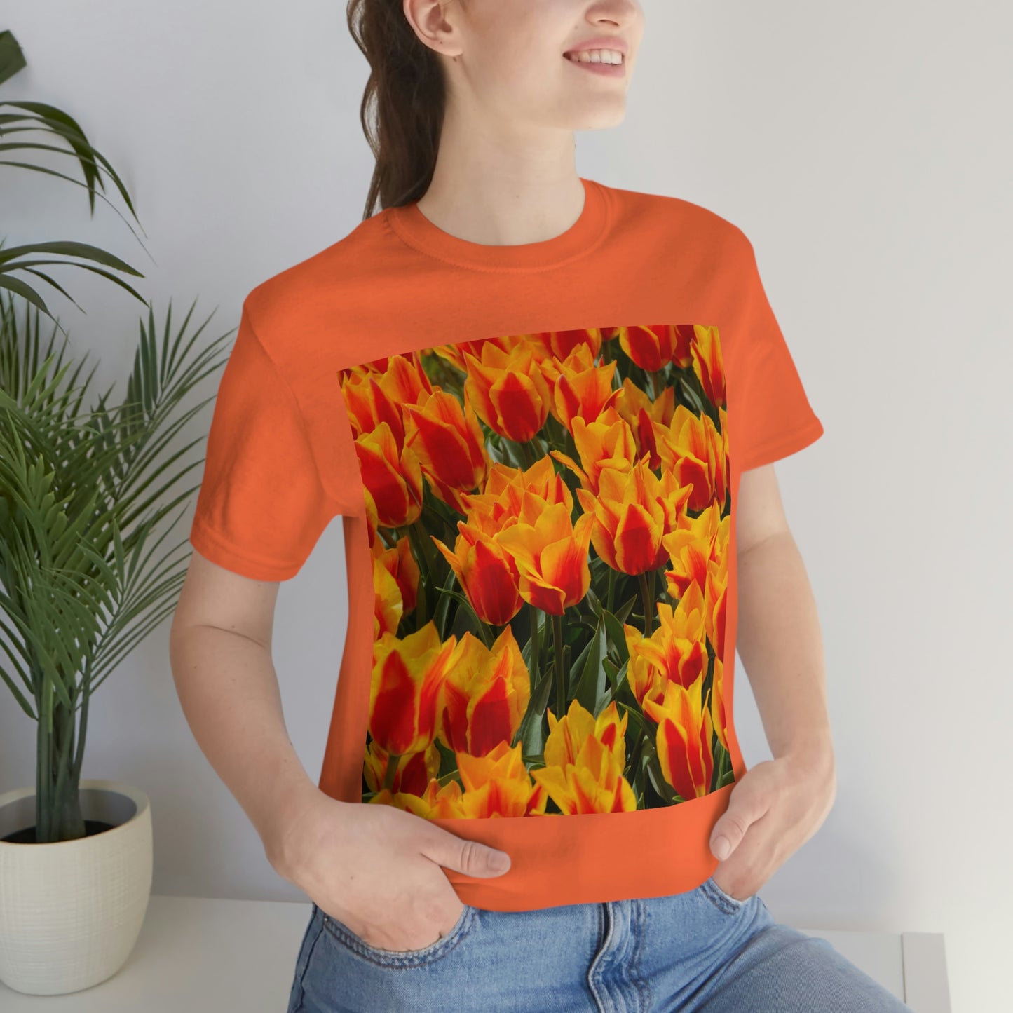 Flowers 18 Unisex Jersey Short Sleeve Tee