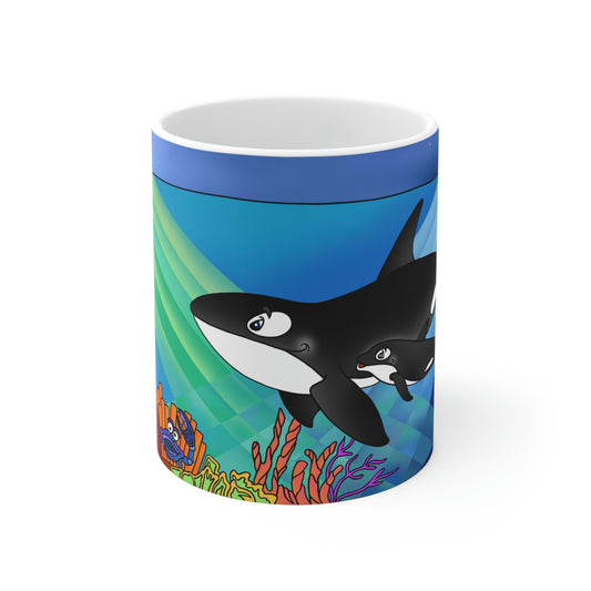 Orcas Ceramic Mug 11oz