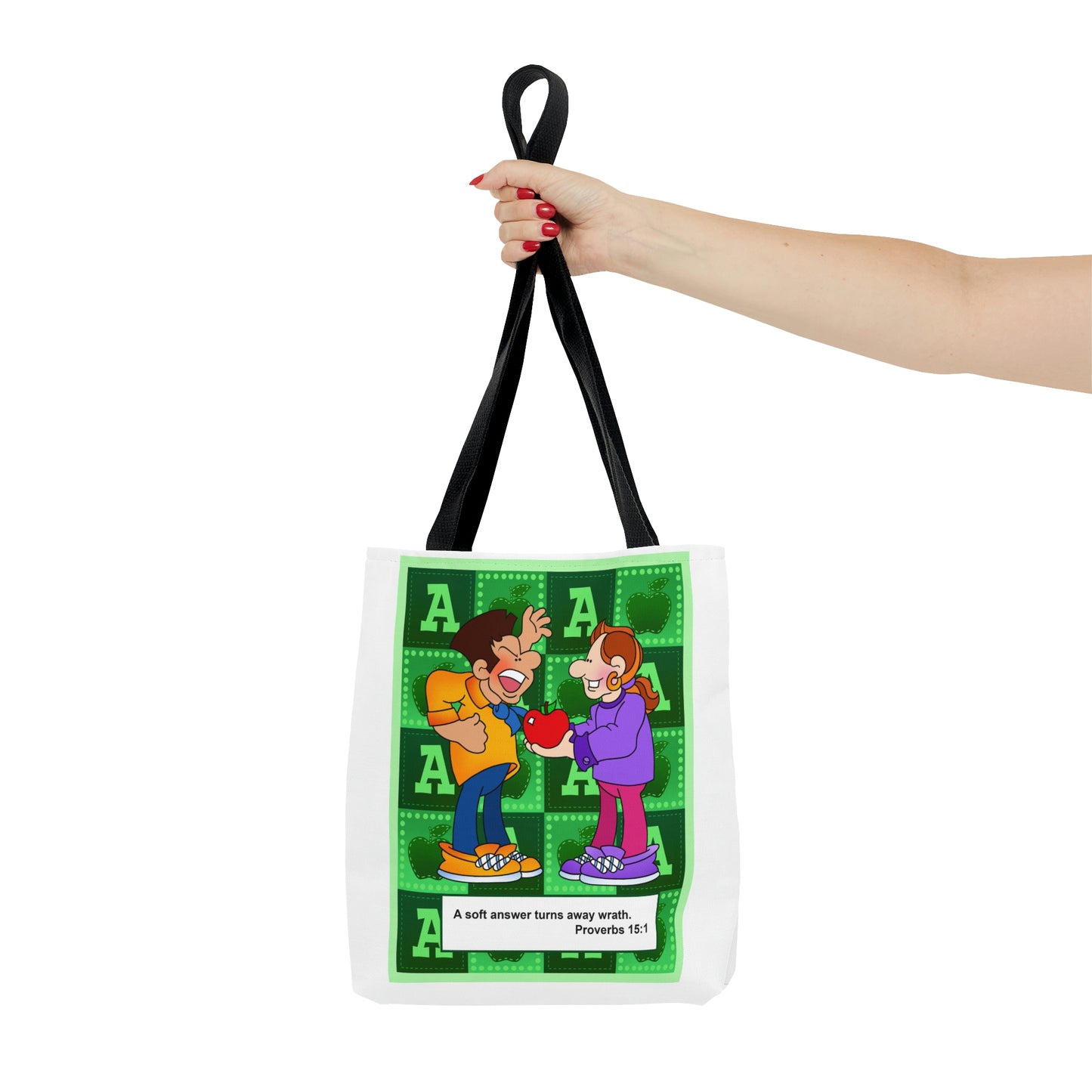 The Bible as Simple as ABC A AOP Tote Bag