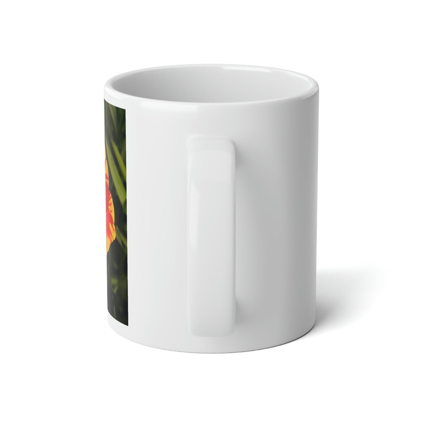 Flowers 12 Jumbo Mug, 20oz