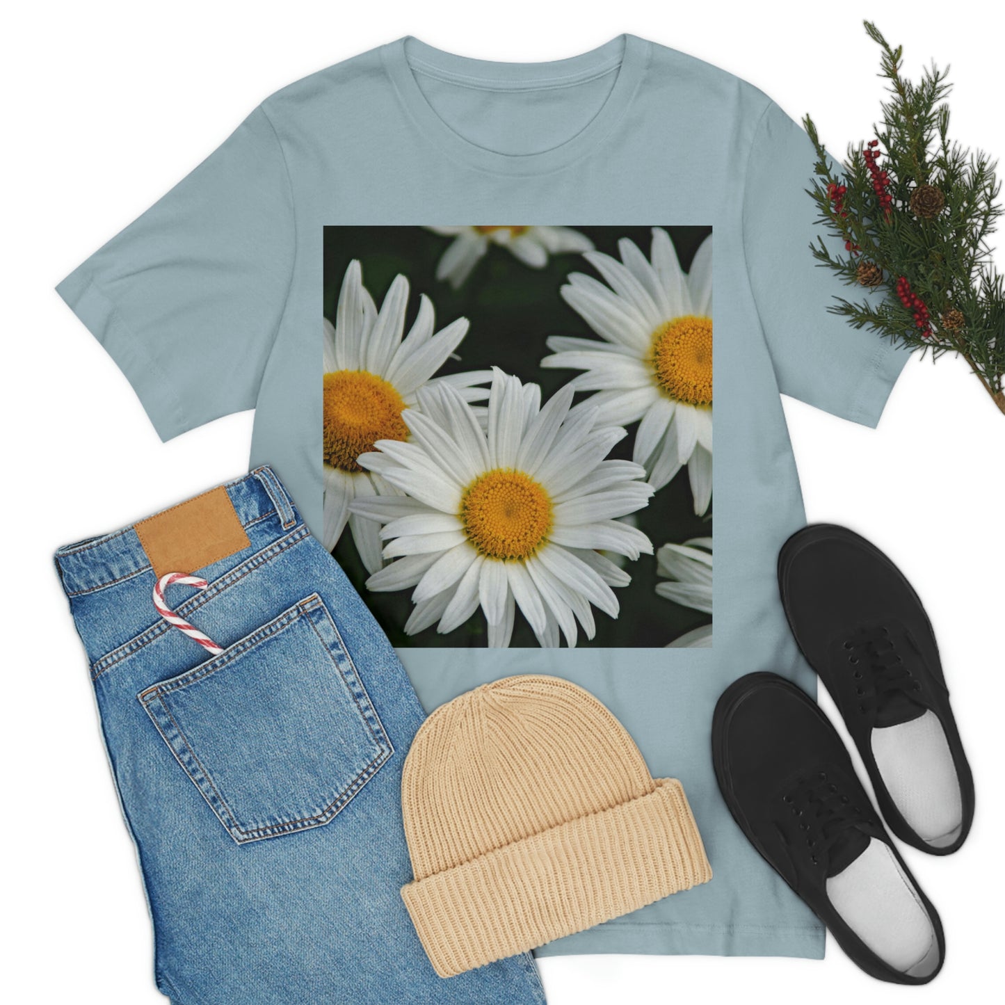 Flowers 01 Unisex Jersey Short Sleeve Tee