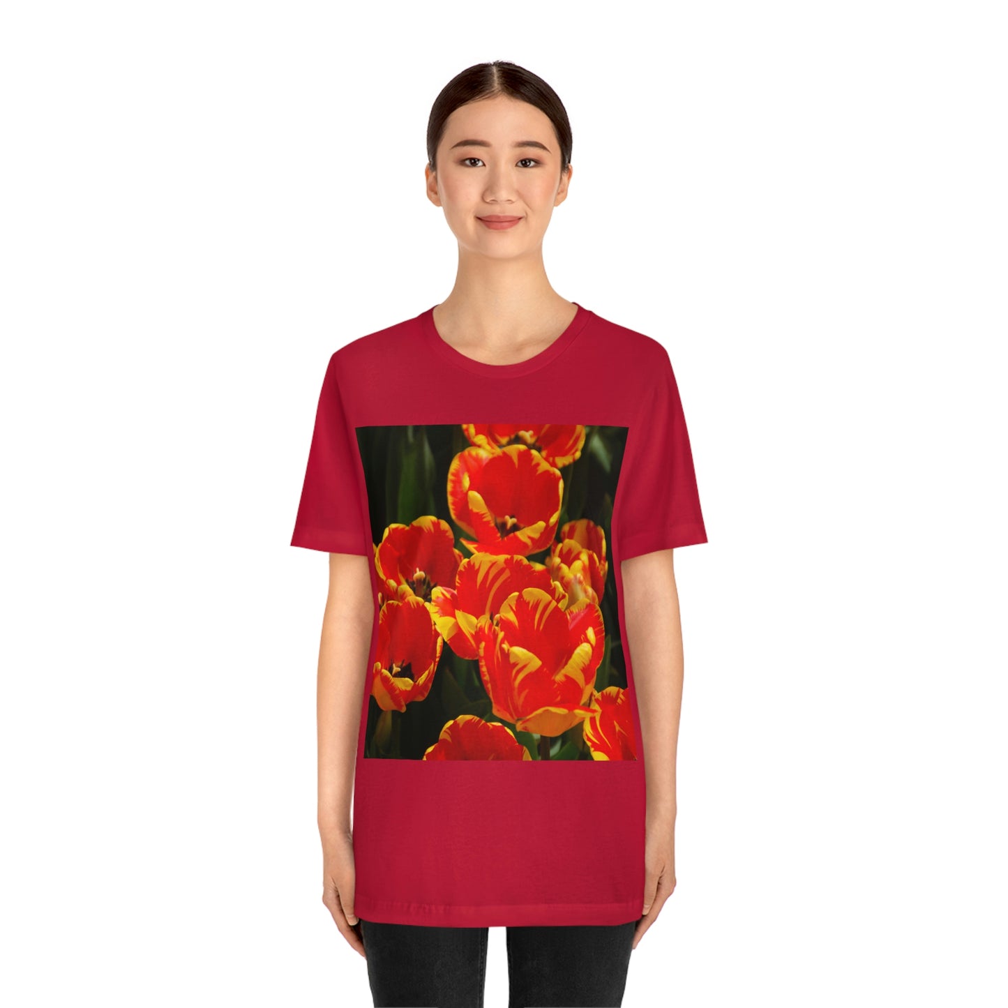 Flowers 19 Unisex Jersey Short Sleeve Tee