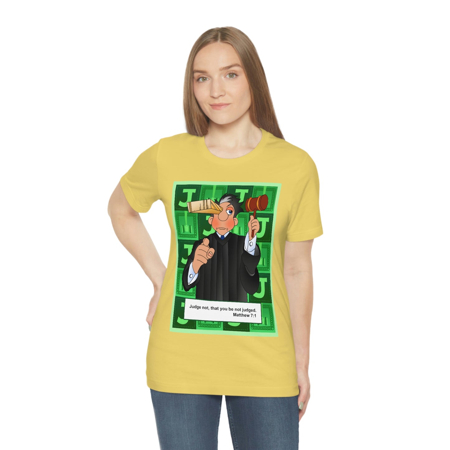 The Bible as Simple as ABC J Unisex Jersey Short Sleeve Tee