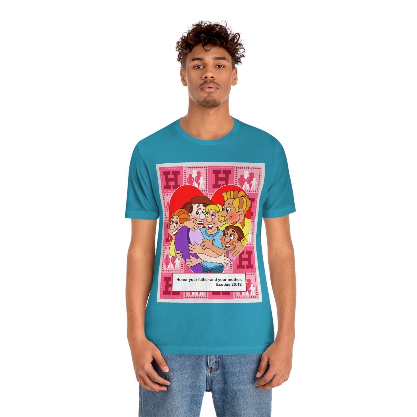 The Bible as Simple as ABC H Unisex Jersey Short Sleeve Tee