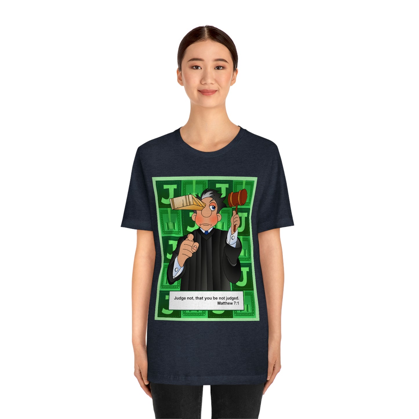 The Bible as Simple as ABC J Unisex Jersey Short Sleeve Tee