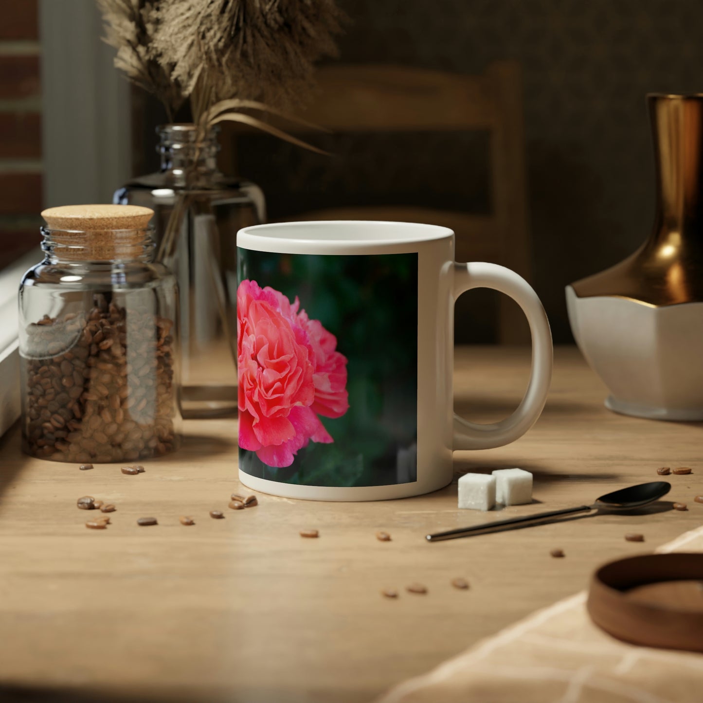 Flowers 08 Jumbo Mug, 20oz