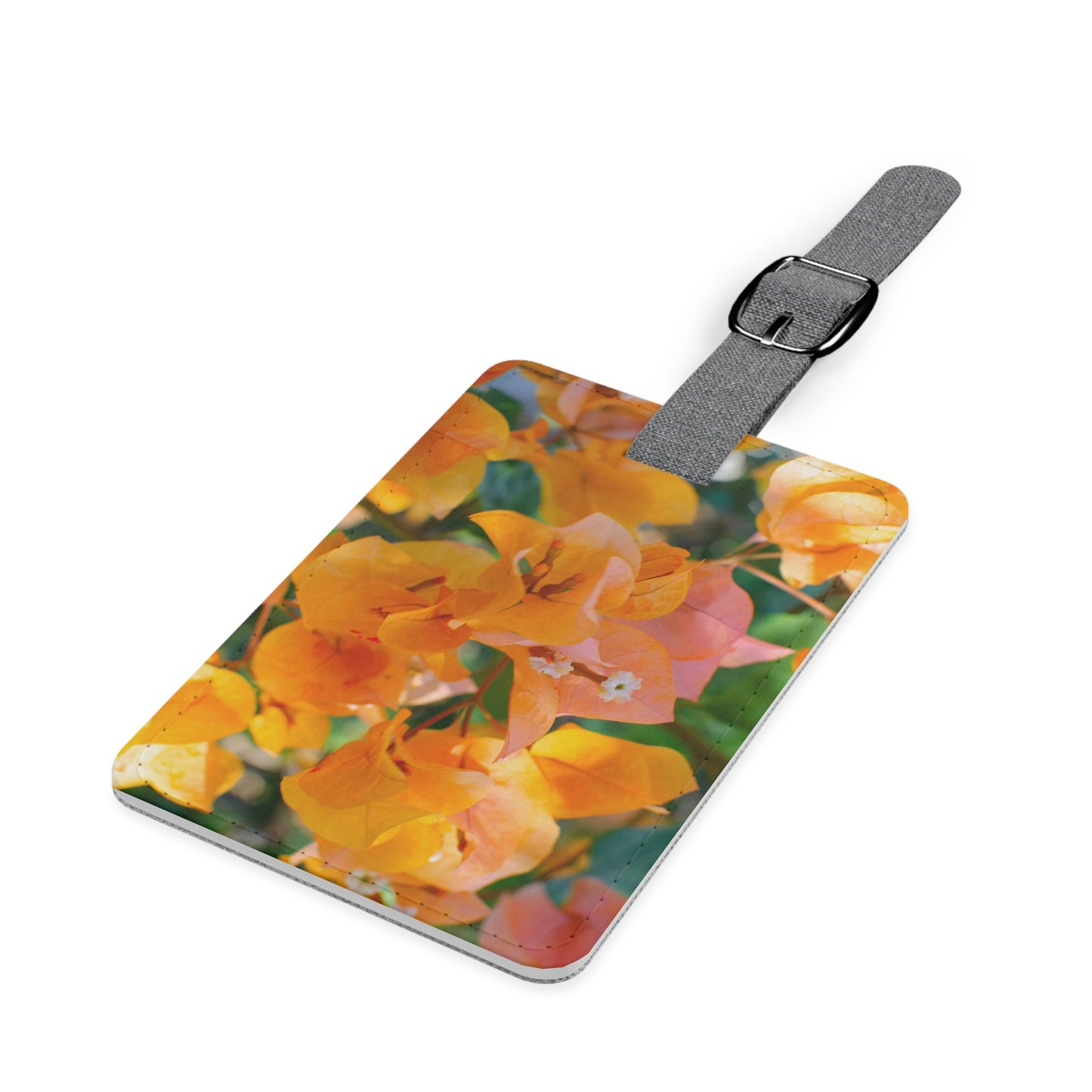 Flowers 29 Saffiano Polyester Luggage Tag, Rectangle