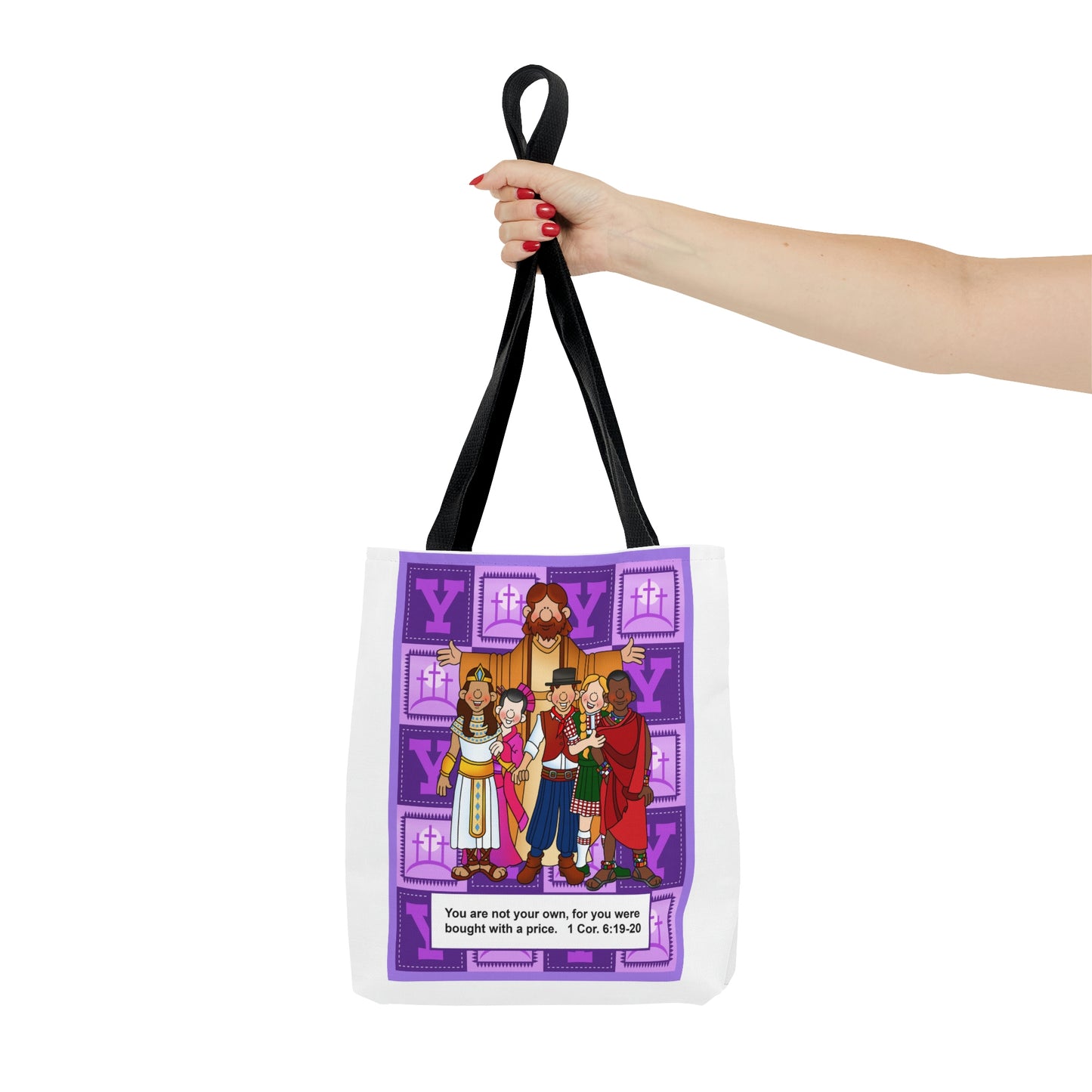 The Bible as Simple as ABC Y AOP Tote Bag